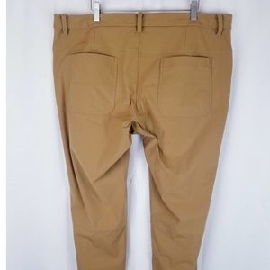 Lululemon Men's ABC Classic Fit Orange Chino Pants 38x31 Size Dot Worn Off